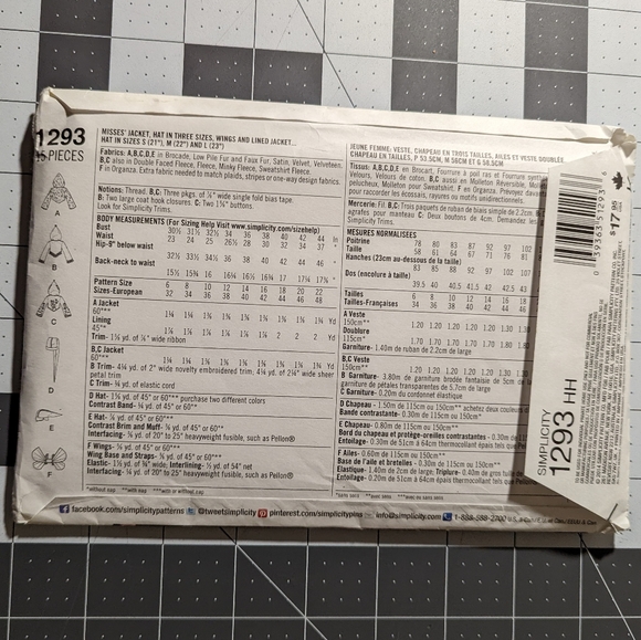 Simplicity Sewing Pattern 1293 - Picture 2 of 3
